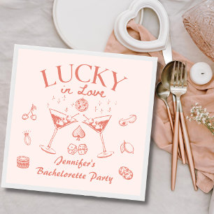 Serviette En Papier Boissons pêche chanceux en amour Enterrement de vi