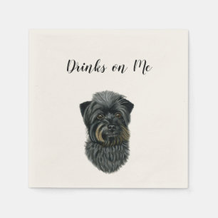 Serviette En Papier Boissons sur mes serviettes (chien)