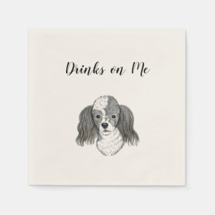 Serviette En Papier Boissons sur mes serviettes (chien)