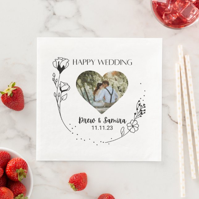 Serviette En Papier Bon papier Mariage Napkin (En situation)