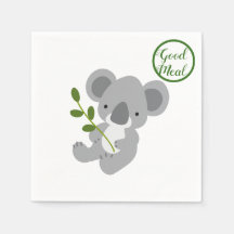 Bon Repas, mignon Ours Koala Personnalisé