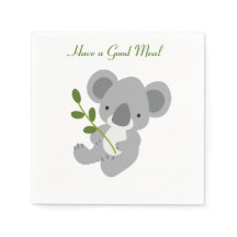 Bon Repas, mignon Ours Koala Personnalisé