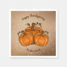 Bon thanksgiving Citrouille Parties scintillant pa