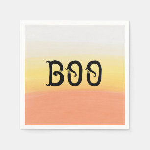 Serviette En Papier Bonbons à l'aquarelle Halloween Boo