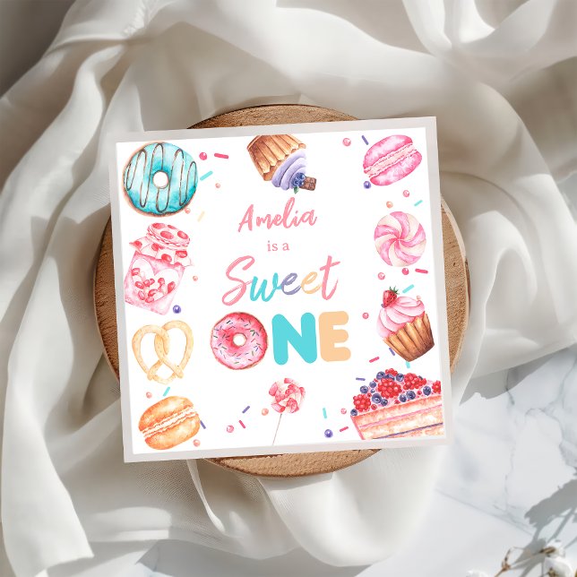 Serviette En Papier Bonbons à un beigne de bonbon Papier d'anniversair (Créateur téléchargé)