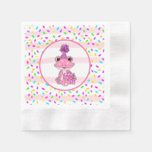 Bonbons mignon saupoudrés et grenouille rose Anniv