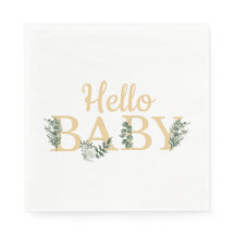 Bonjour bébé Eucalyptus serviettes