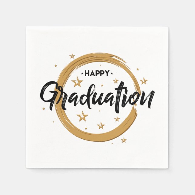 Serviette En Papier Bonne Diplôme (Devant)