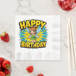 Serviette En Papier Bonne fête d'anniversaire