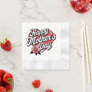 Serviette En Papier Bonne fête des mères