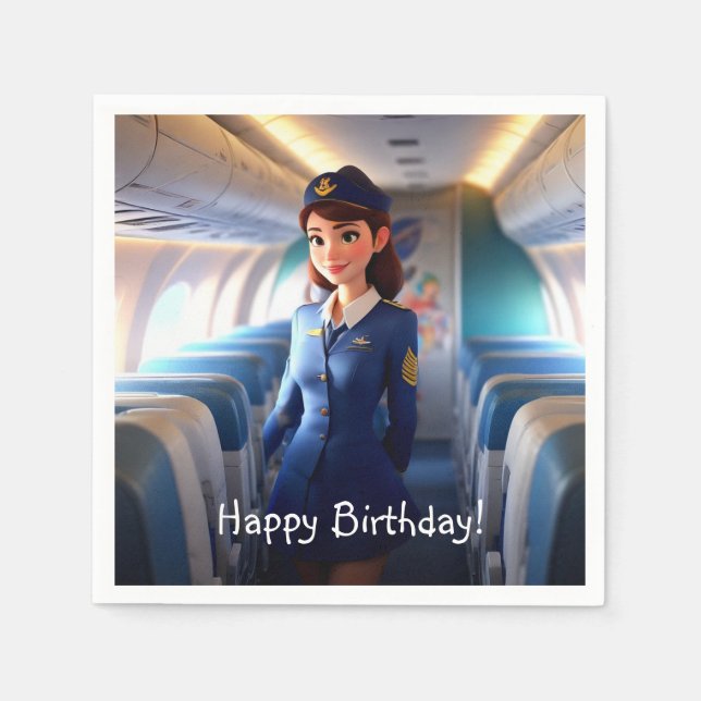 Serviette En Papier Bonne intendance d'anniversaire (Devant)