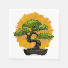Serviette En Papier Bonsai Tree Lover