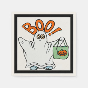 SERVIETTE EN PAPIER BOO ! FANTÔME