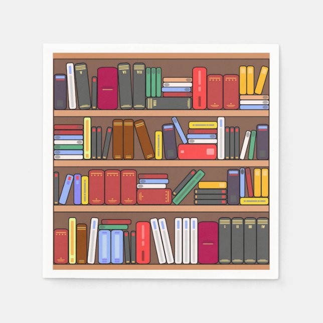 Serviette En Papier Books Paper (Devant)