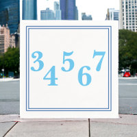 Bordure de code postal Preppy personnalisée
