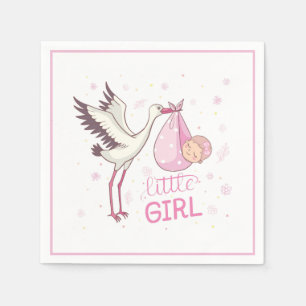 Serviette En Papier Bouche portant bébé fille