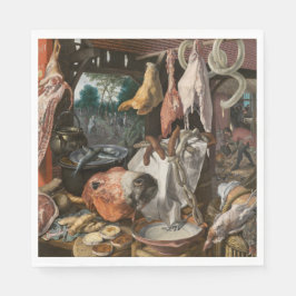 Serviette En Papier Boucher's Stall (par Pieter Aertsen)