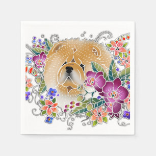 Serviette En Papier Bouffe de DANSE de JARDIN - serviettes de papier