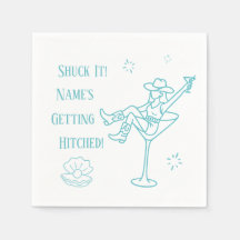 Bouge-Le ! Cowgirl côtière Bachelorette serviettes