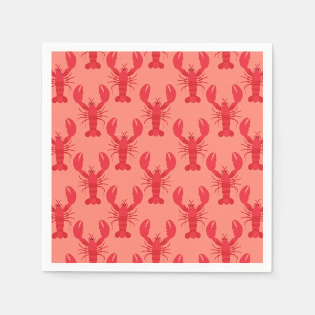 Serviette En Papier Boule de homard Anniversaire Fête Enfants mignons (Devant)