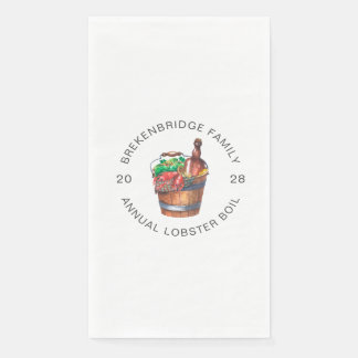 Serviette En Papier Boule de homard personnalisée Fête d'été annuelle