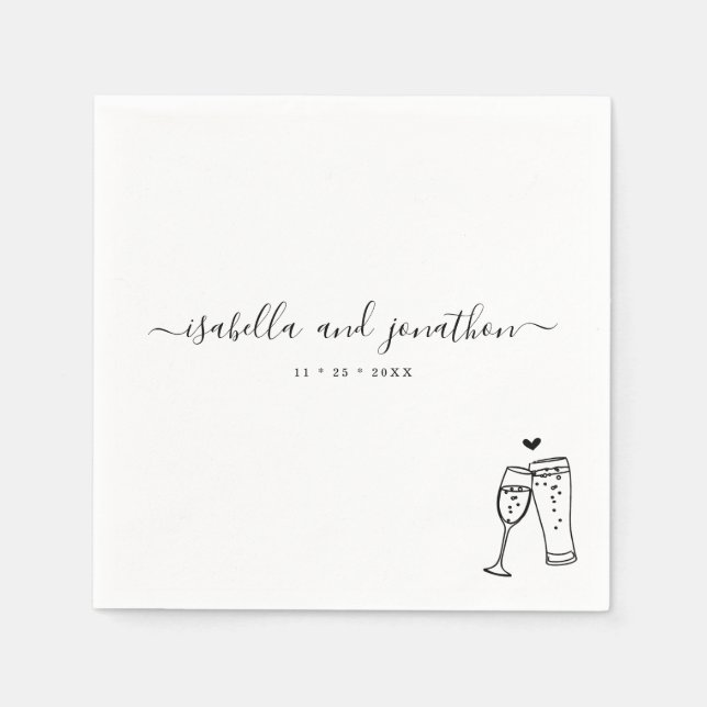 Serviette En Papier Boules personnalisées personnalisées & Brosses Ser (Devant)