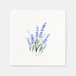 Serviette En Papier Bouquet de lavande aquarelle