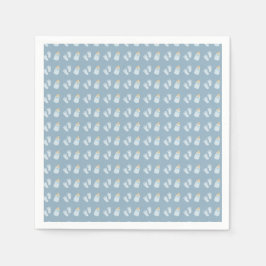 Serviette En Papier Bouteilles bleu Poppin Boy Baby shower