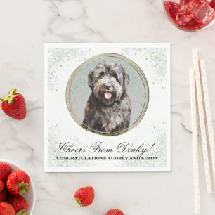 Serviette En Papier Bouvier des Flandres Mariages serviettes avec phot