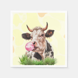 Serviette En Papier Bovine Divine Faites Votre Propre Personnalité