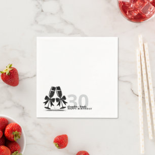 Serviette En Papier Bow Champagne