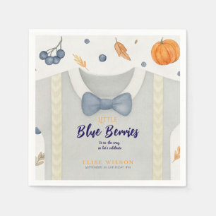 Serviette En Papier Boy baby shower autum chute burlap bodysuit