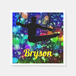 Serviette En Papier Boys Gymnastique