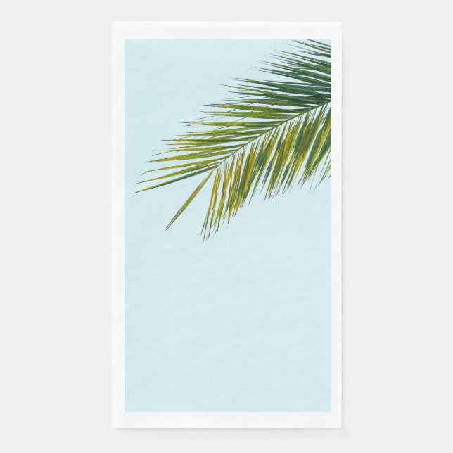 Serviette En Papier Branche de palmier (Devant)