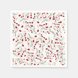 Serviette En Papier Branches et feuilles