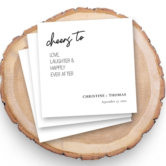 Serviette En Papier Bravo à la mariée et à la chambre ! Mariage (Cheers to the Bride and Groom! Wedding Napkins)