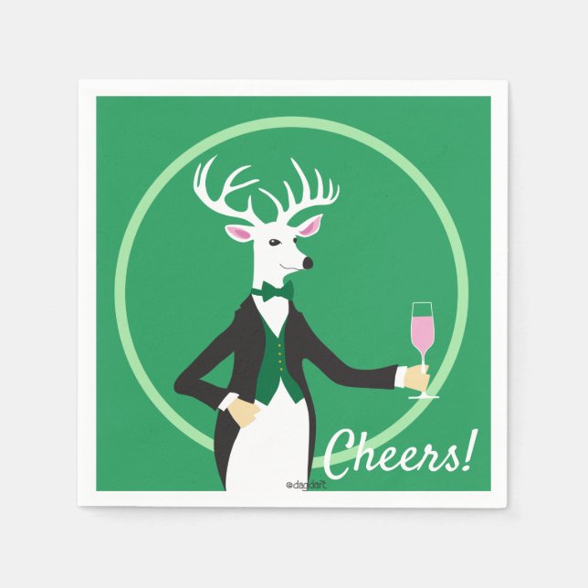 Serviette En Papier Bravo Deers ! (Devant)