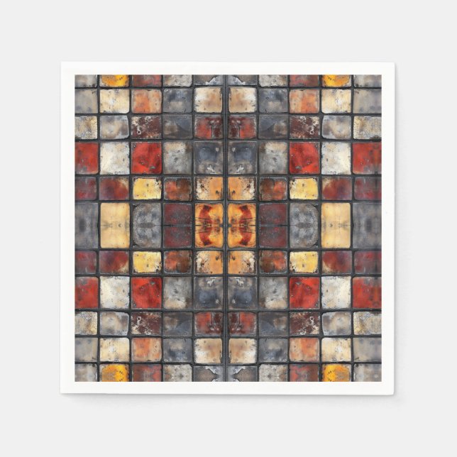 Serviette En Papier Brick wall (Devant)