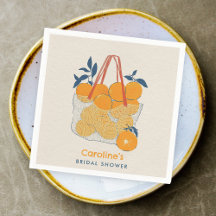 Bridal Branch & Lunch Watercolor Orange Juice