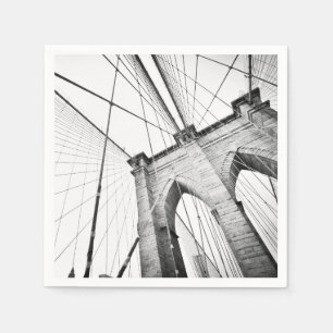 Serviette En Papier Brooklyn Bridge, New York