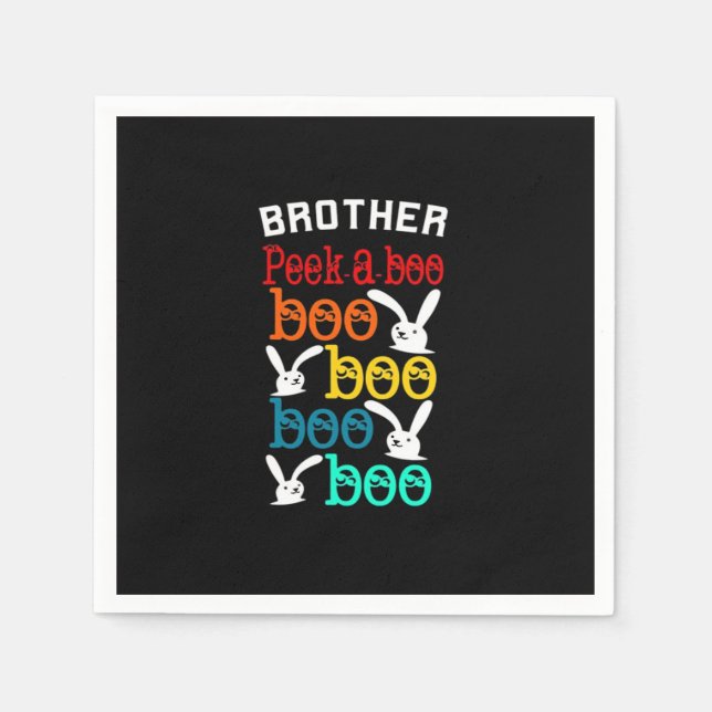 Serviette En Papier Brother Bunny Jeu Pour Enfants Adultes Nouveautés (Devant)