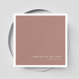 Serviette En Papier Brun moderne