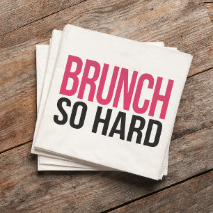 Serviette En Papier Brunch tellement dur