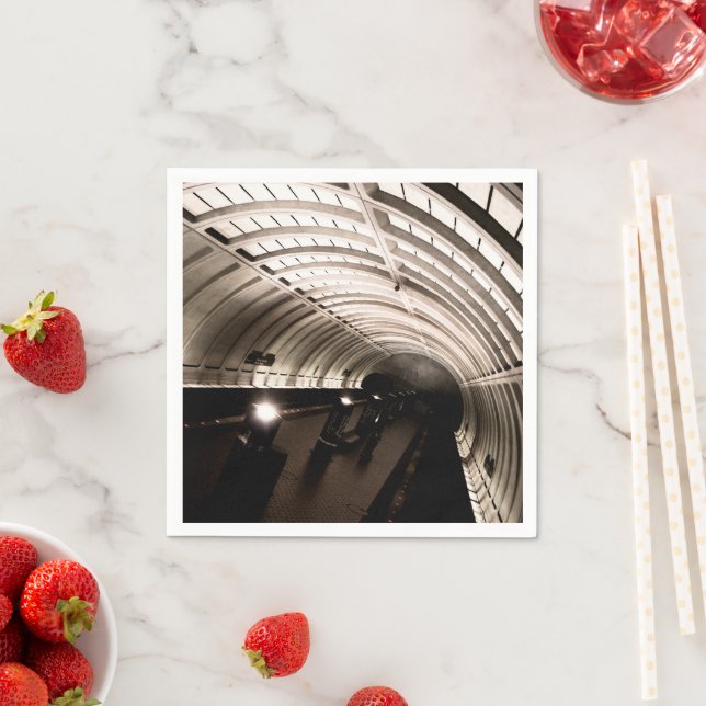 Serviette En Papier Brutalist Architecture (En situation)