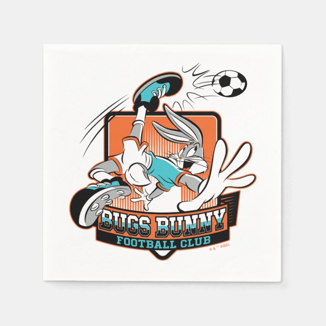 Serviette En Papier BUGS BUNNY™ Football Club Badge (Devant)