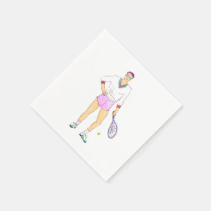 Serviette En Papier Bum de tennis