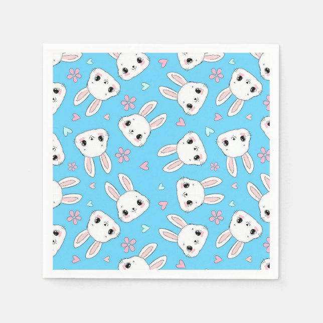 Serviette En Papier Bunnies (Devant)
