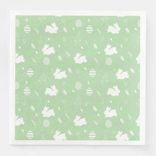 Serviette En Papier Bunny Bliss - Charme Napkin de Pâques