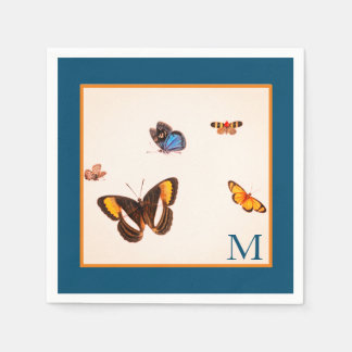 SERVIETTE EN PAPIER BUTTERFLIT PERSONNALISÉ PREMIER PAPIER PERSONNALIS