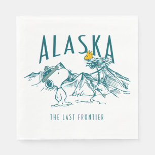 Serviette En Papier cacahuètes   Alaska La Dernière frontière